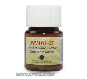 Primo-25 for sale | Methenolone Acetate 25 mg x 50 tablets | Global Anabolics
